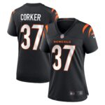 Yusuf Corker Cincinnati Bengals  Women's Game Player Jersey - Black