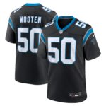 Chandler Wooten Carolina Panthers  Team Game Jersey - Black