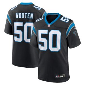 Chandler Wooten Carolina Panthers  Team Game Jersey - Black