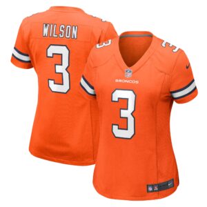 Russell Wilson Denver Broncos Women's Player Game Jersey - Orange