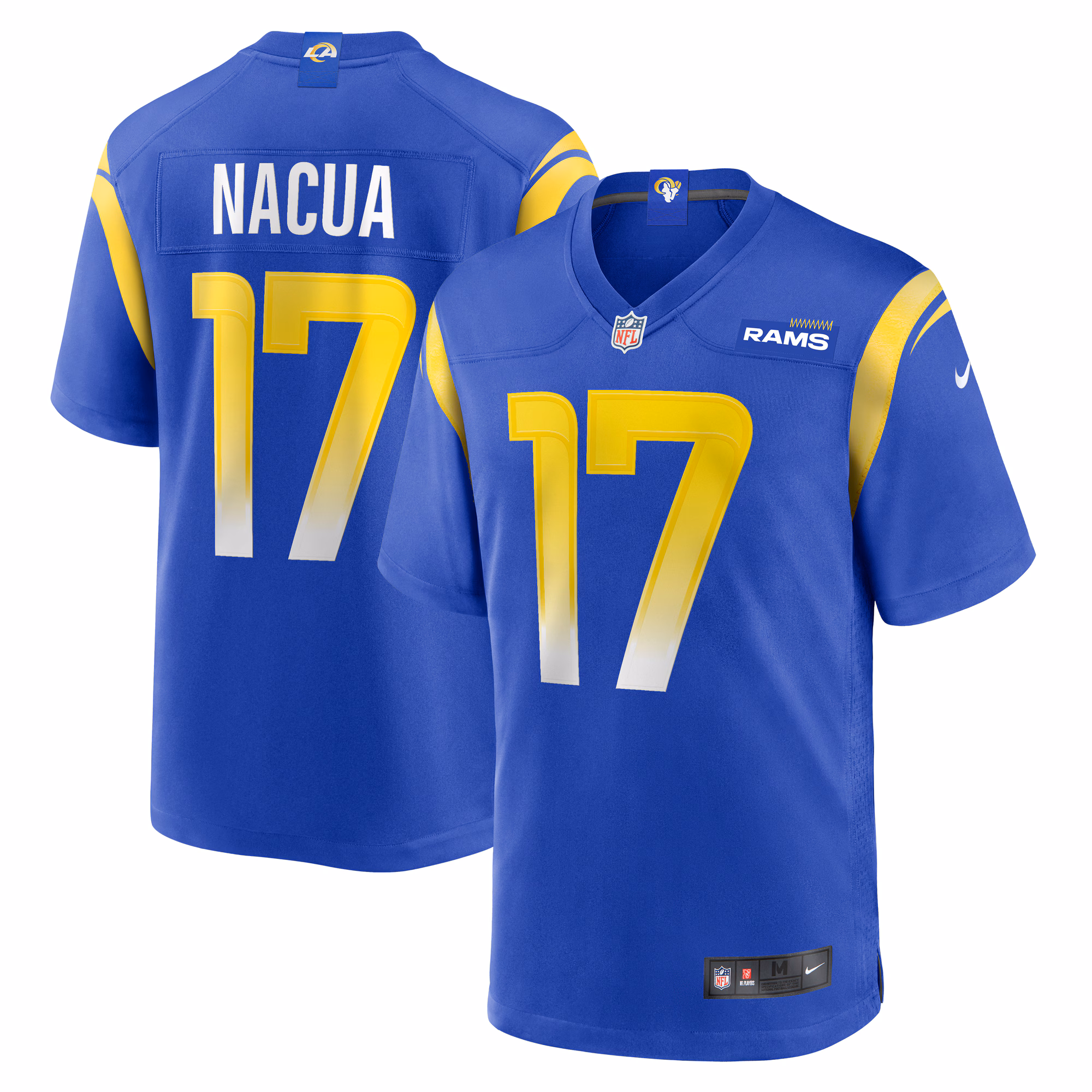 Puka Nacua Los Angeles Rams Home Game Jersey - Royal