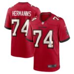Grant Hermanns Tampa Bay Buccaneers  Home Game Player Jersey - Red