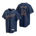 San Diego Padres #19 Tony Gwynn  Navy Cooperstown Collection Jersey
