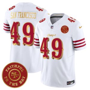 San Francisco 49ers #49 San Francisco SF "Rivalries" Vapor Limited Jersey - Faithful To The Bay Patch - All Stitched