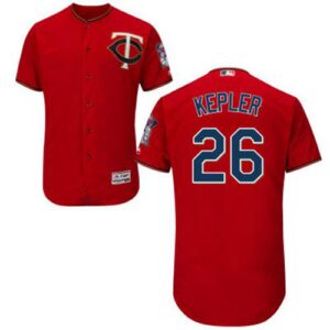 Men's Minnesota Twins #26 Max Kepler Red Flexbase Collection Stitched Jersey