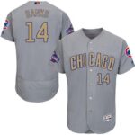 Chicago Cubs #14 Ernie Banks Grey Flexbase 2017 Gold Program Stitched Jersey