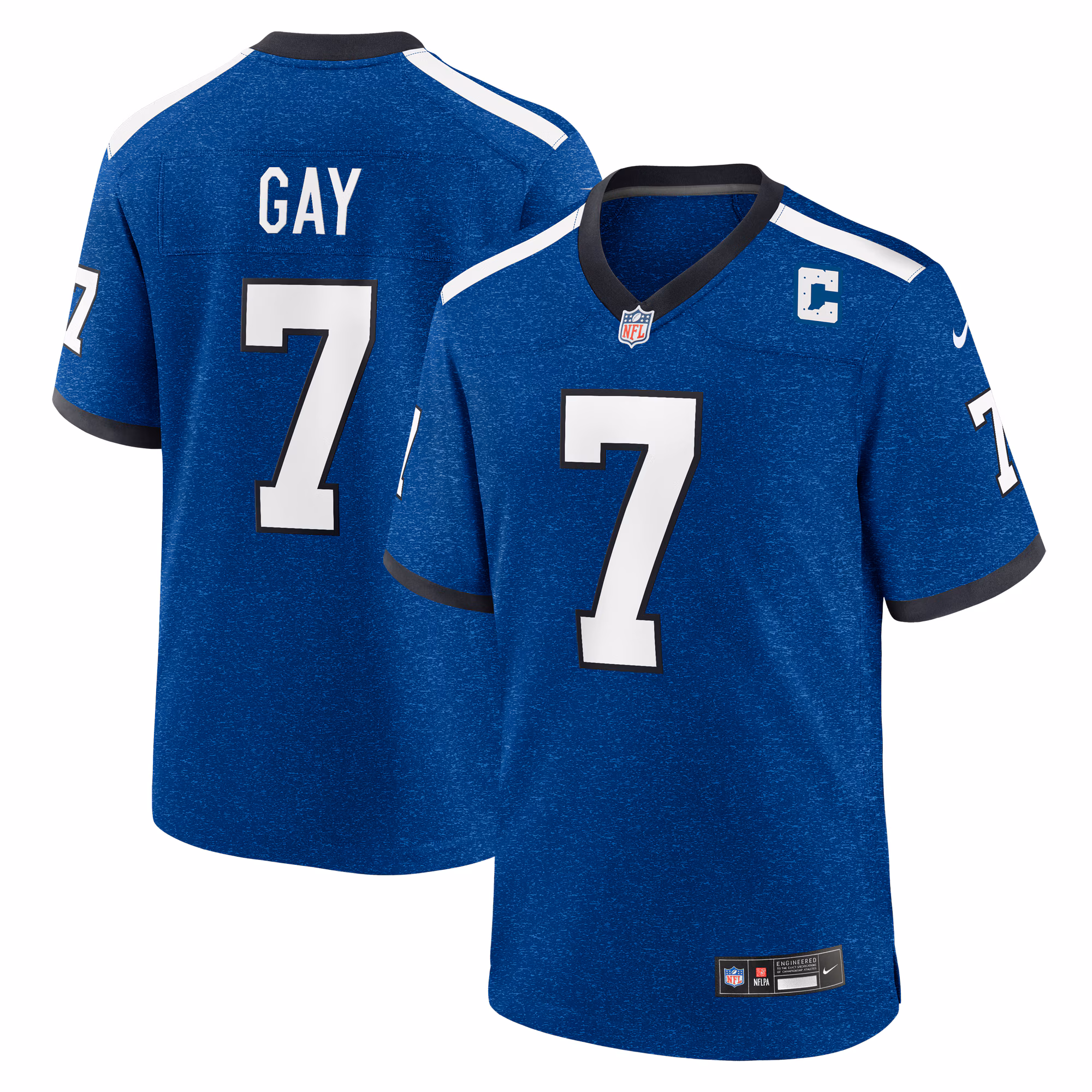 Matt Gay Indianapolis Colts Indiana Nights Alternate Game Jersey - Royal