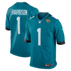 Anton Harrison Jacksonville Jaguars  2023 Draft First Round Pick Game Jersey - Teal