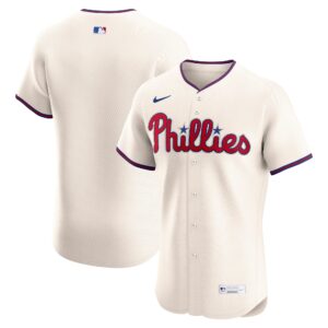 Philadelphia Phillies Cream Alternate 2 Elite Jersey