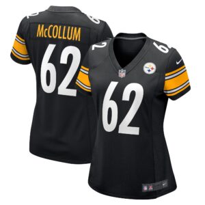 Ryan McCollum Pittsburgh Steelers  Women's Game Player Jersey - Black