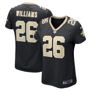 P.J. Williams New Orleans Saints  Women's Game Jersey - Black