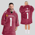 Adult 1 Arizona Football Unisex Blanket Hoodie