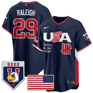 Cal Raleigh #29 USA Baseball x Undefeated 2026 World Baseball Classic Limited Jersey - All Stitched