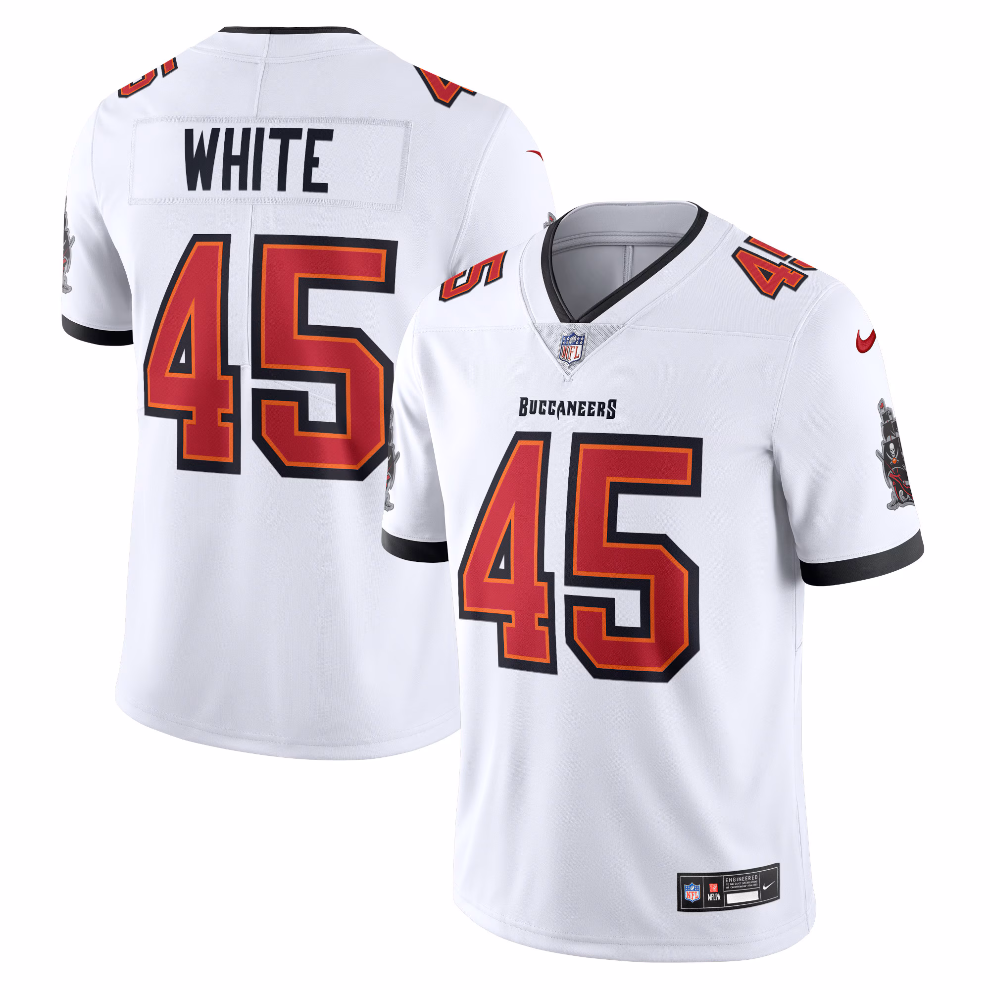 Devin White Tampa Bay Buccaneers  Vapor Untouchable Limited Jersey - White