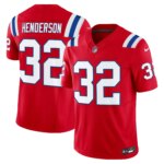 TreVeyon Henderson #32 New England Patriots Throwback Vapor Limited Jersey - All Stitched