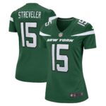 Chris Streveler New York Jets  Women's Game Player Jersey - Gotham Green