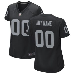 Las Vegas Raiders  Women's Custom Game Jersey - Black