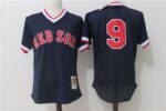 Mitchelland Ness Boston Red Sox #9 Ted Williams Dark Blue Jersey