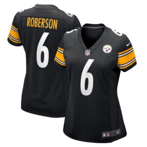 Jaquarii Roberson Pittsburgh Steelers  Women's Game Player Jersey - Black