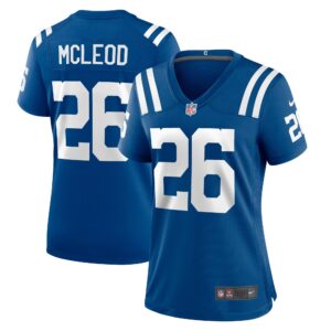 Rodney McLeod Indianapolis Colts  Women's Player Game Jersey - Royal