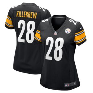 Miles Killebrew Pittsburgh Steelers  Women's Game Jersey - Black