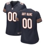 Chicago Bears Women's Custom Game Jersey - Navy