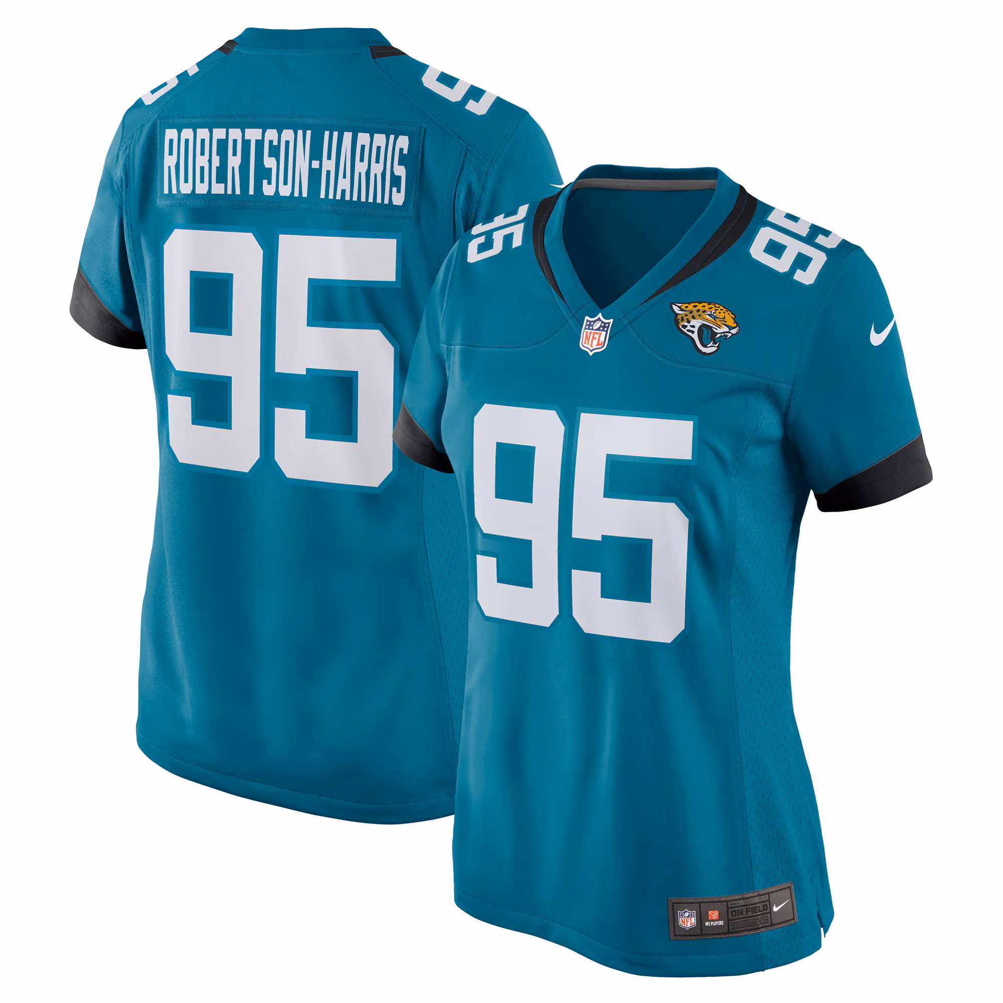 Roy Robertson-Harris Jacksonville Jaguars Women's Game Jersey - Teal