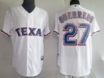 Texas Rangers #27 Vladimir Guerrero Stitched White Jersey