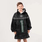 Kid D.M 1 Oregon Football Unisex Blanket Hoodie