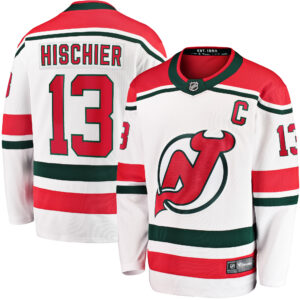 Nico Hischier New Jersey Devils 2022/23 Heritage Premier Breakaway Jersey - White