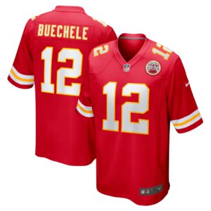Shane Buechele Kansas City Chiefs  Game Player Jersey - Red