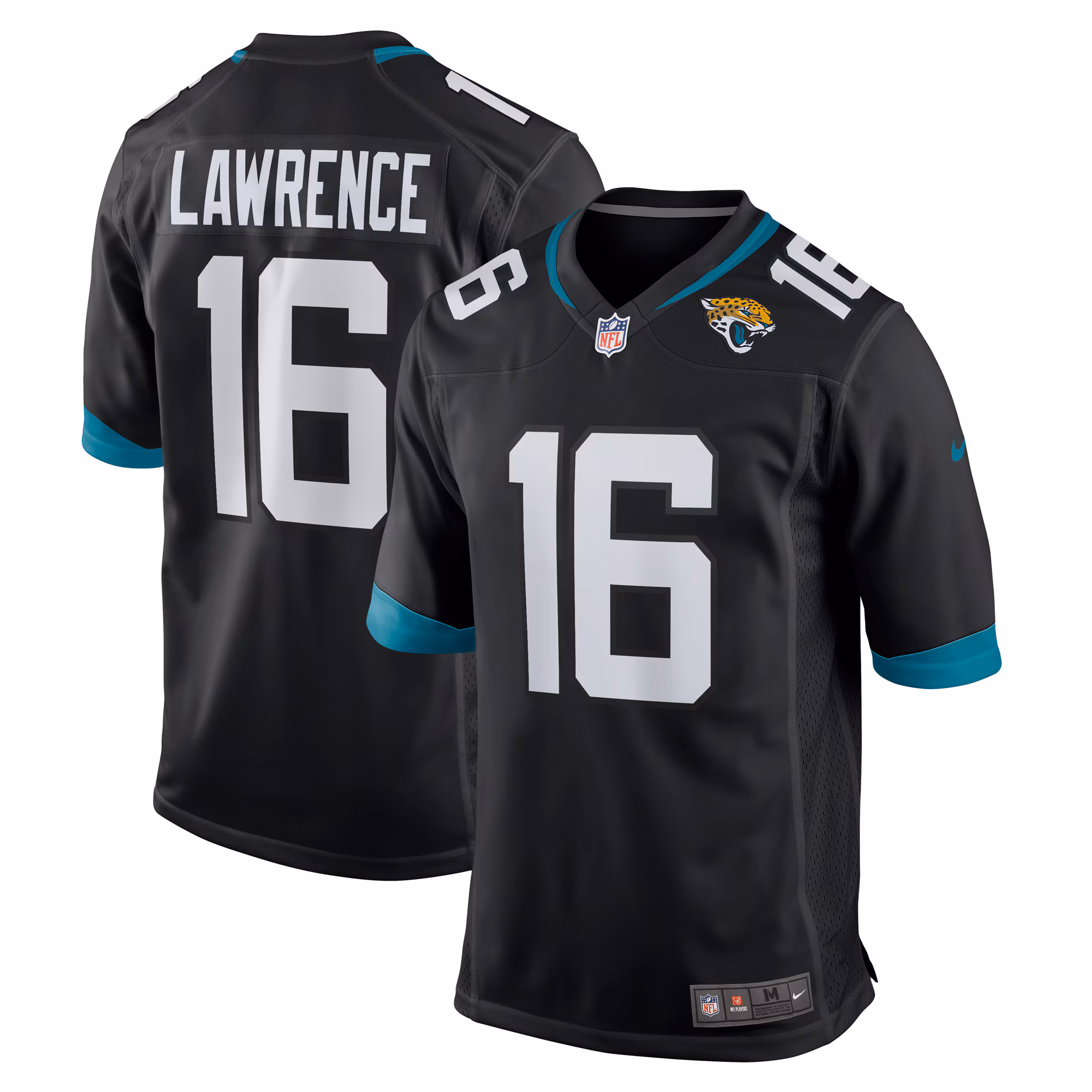Trevor Lawrence #16 Jacksonville Jaguars Alternate Game Jersey - Black