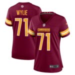 Andrew Wylie Washington Commanders Women's Game Player Jersey - Burgundy