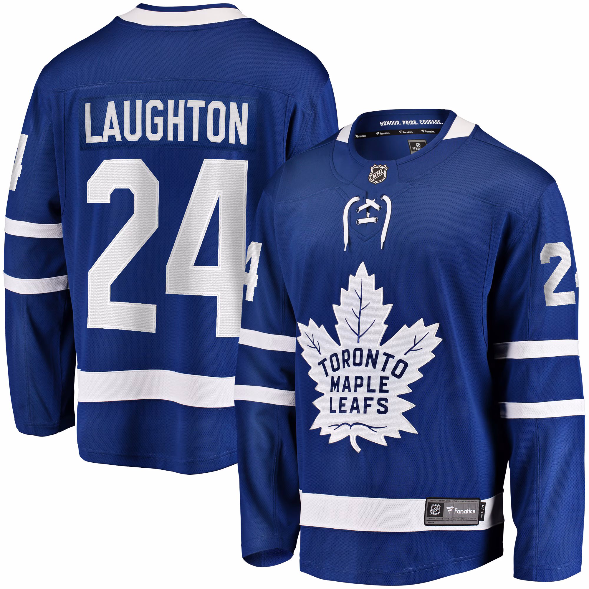 Toronto Maple Leafs Scott Laughton #24 Fanatics Blue Home Breakaway Jersey