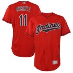 Cleveland Indians #11 Jose Ramirez Red Flexbase Collection Stitched Jersey