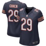 Tarik Cohen Chicago Bears  Women's Game Player Jersey - Navy