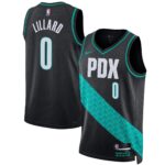 Damian Lillard Portland Trail Blazers Unisex 2022/23 Swingman Jersey - City Edition - Black