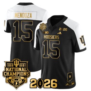 Fernando Mendoza #15 Indiana Hoosiers Vapor Limited Football Jersey - 2025 National Champions - All Stitched