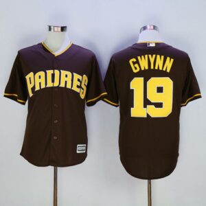 San Diego Padres #19 Tony Gwynn Coffee New Cool Base Stitched Jersey