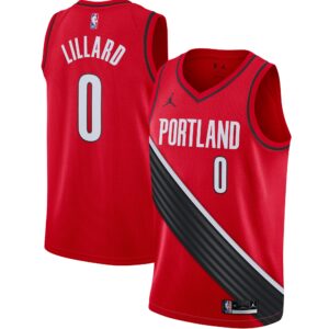 Damian Lillard Portland Trail Blazers  2020/21 Swingman Jersey - Statement Edition - Red