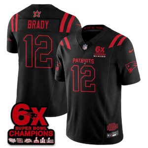 Tom Brady #12 New England Patriots Stranger Things EditionVapor Limited Jersey - All Stitched