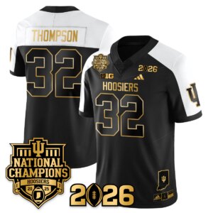 Anthony Thompson #32 Indiana Hoosiers Vapor Limited Football Jersey - 2025 National Champions - All Stitched