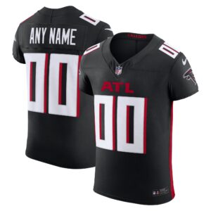Atlanta Falcons Black Vapor F.U.S.E. Elite Custom #00 Jersey