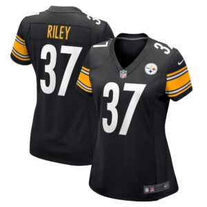 Elijah Riley Pittsburgh Steelers  Women's Game Player Jersey - Black