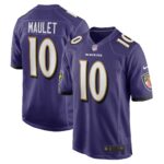 Arthur Maulet Baltimore Ravens  Game Jersey -  Purple