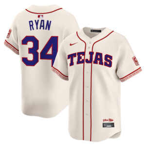 Nolan Ryan #34 Texas Rangers 2026 City Connect Vapor Premier Limited Jersey - All Stitched