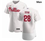 Philadelphia Phillies #28 Alec Bohm Men  White Home 2020 Player Jersey