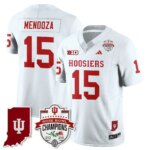 Fernando Mendoza #15 Ndiana Hoosiers Indiana H Vapor Limited Football Jersey - Rose Bowl Champions - All Stitched