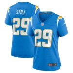 Tarheeb Still Los Angeles Chargers Women's  Game Jersey -  Powder Blue
