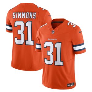 Justin Simmons Denver Broncos  Vapor F.U.S.E. Limited Jersey - Orange